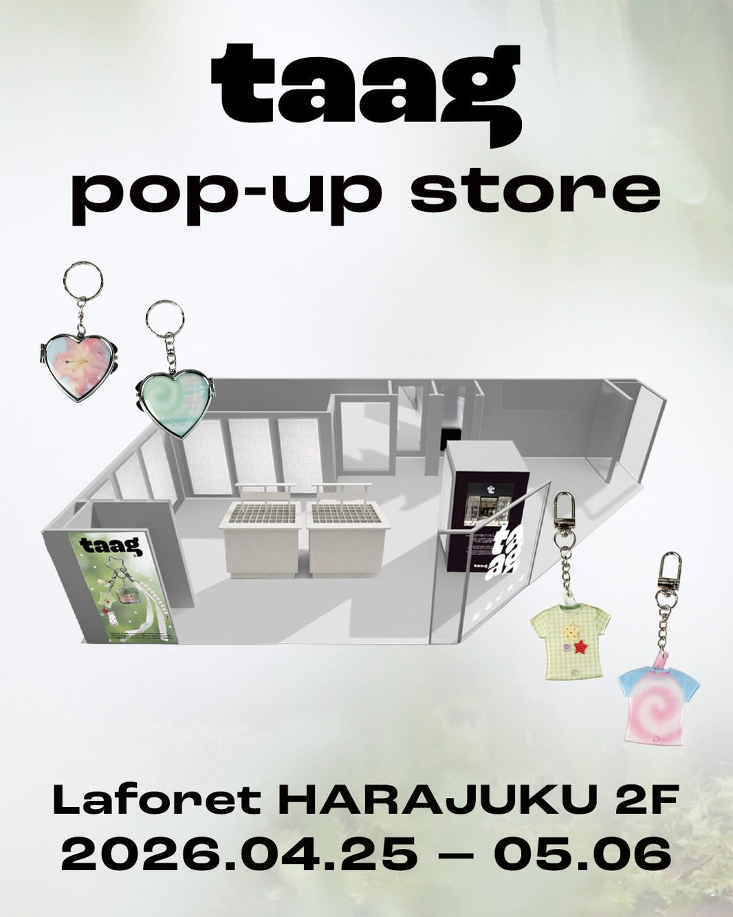 「taag」POPUPを開催 | ラフォーレ原宿