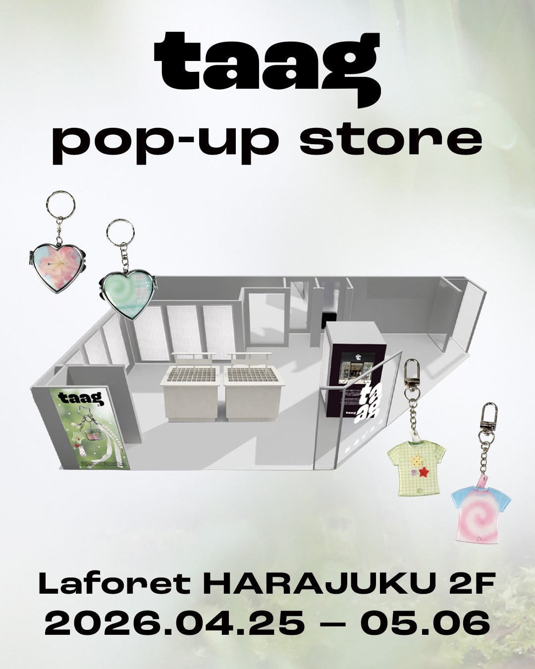 「taag」POPUPを開催 | ラフォーレ原宿