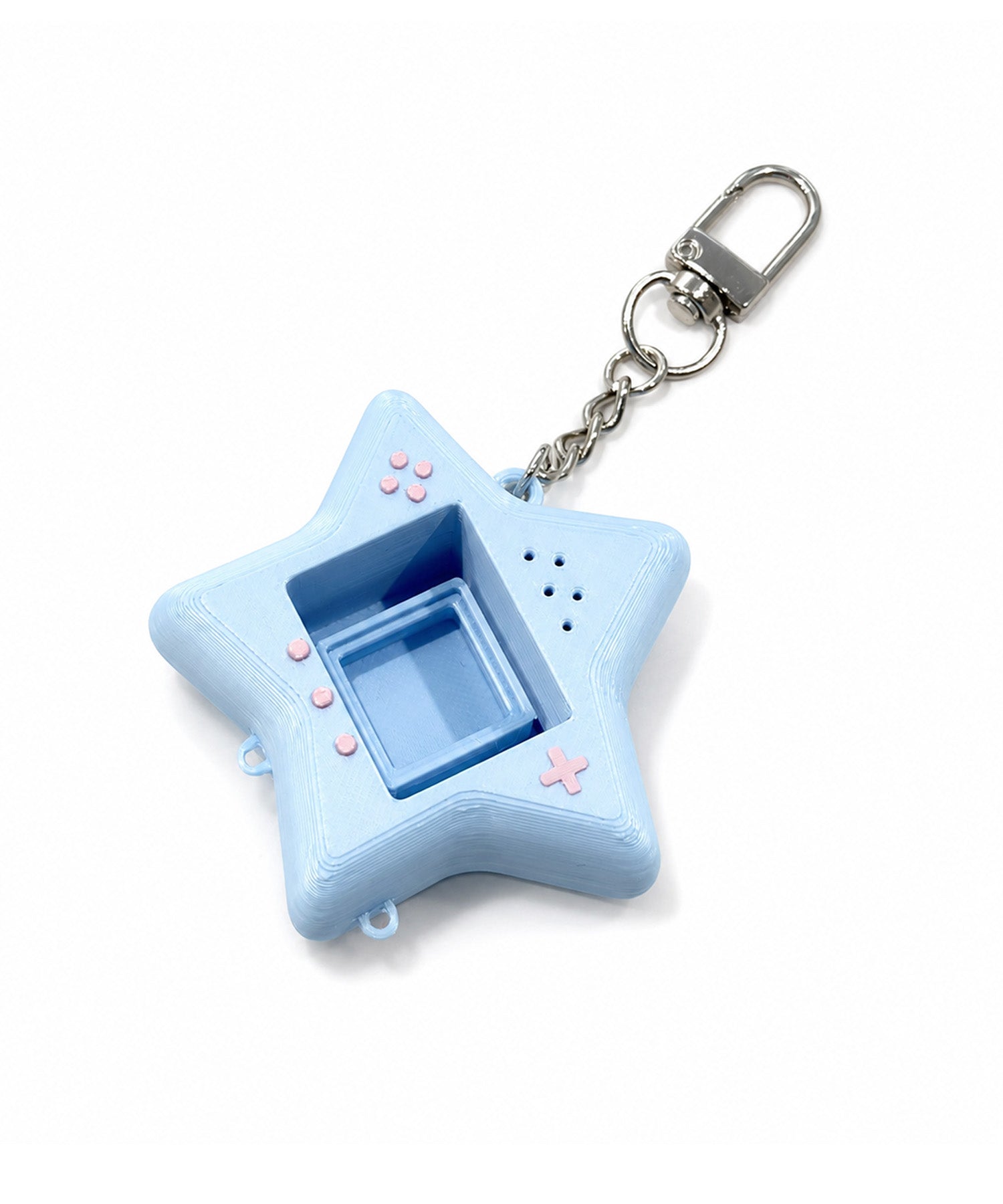 Star Clicker Keyring frame (Baby Blue)