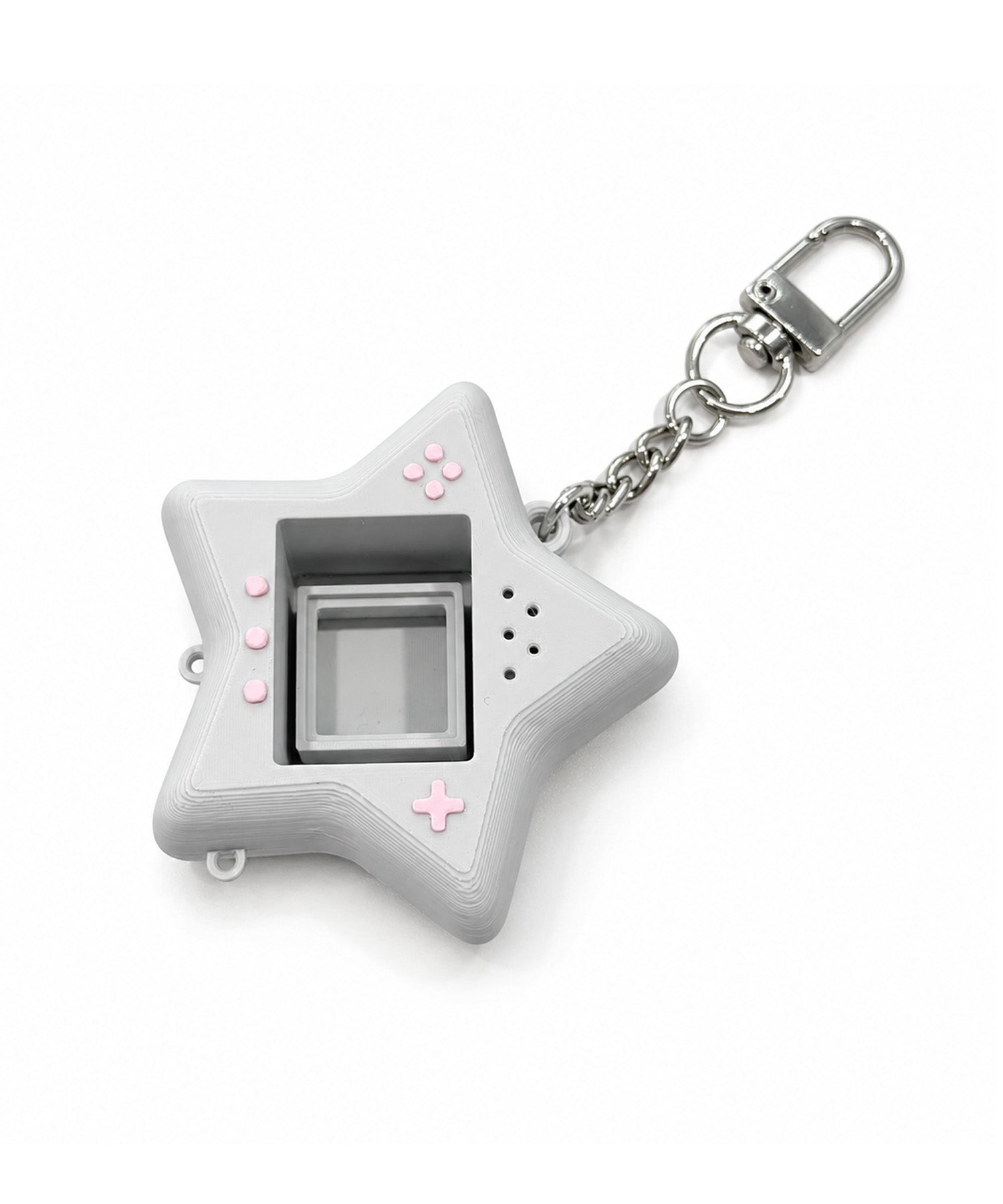 Star Clicker Keyring frame (Gray)