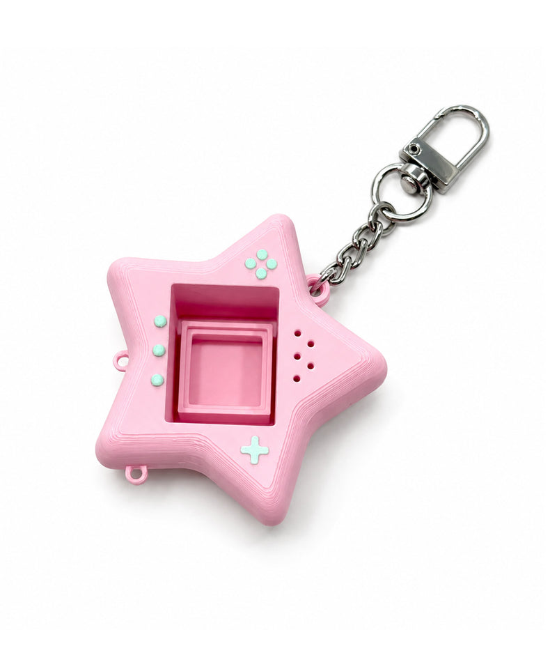 Star Clicker Keyring frame (Pink)-zoom-