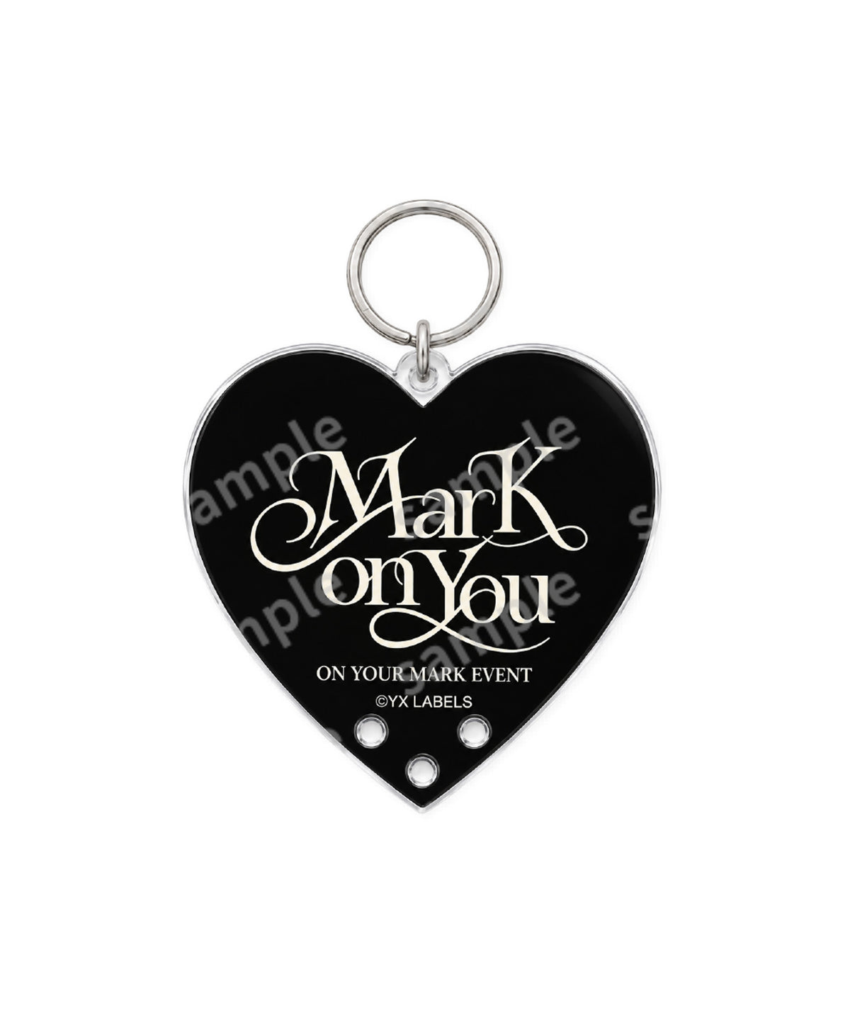 [Mark on You] ハートチャーム / CARBON BLACK