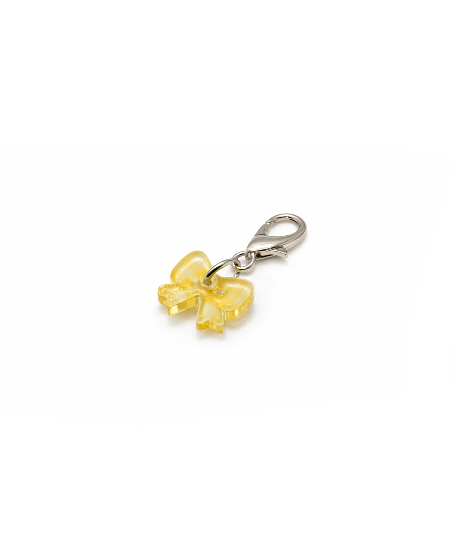 acrylic button_ribbon_check_yellow-zoom-1