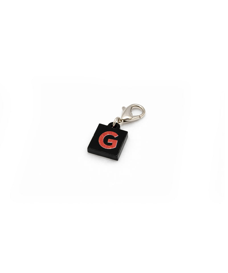 acrylic charm_square_initials_black_G-zoom-