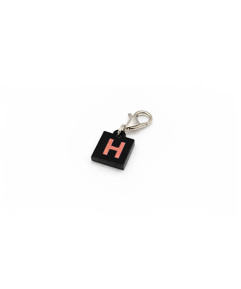 acrylic charm_square_initials_black_H-zoom-