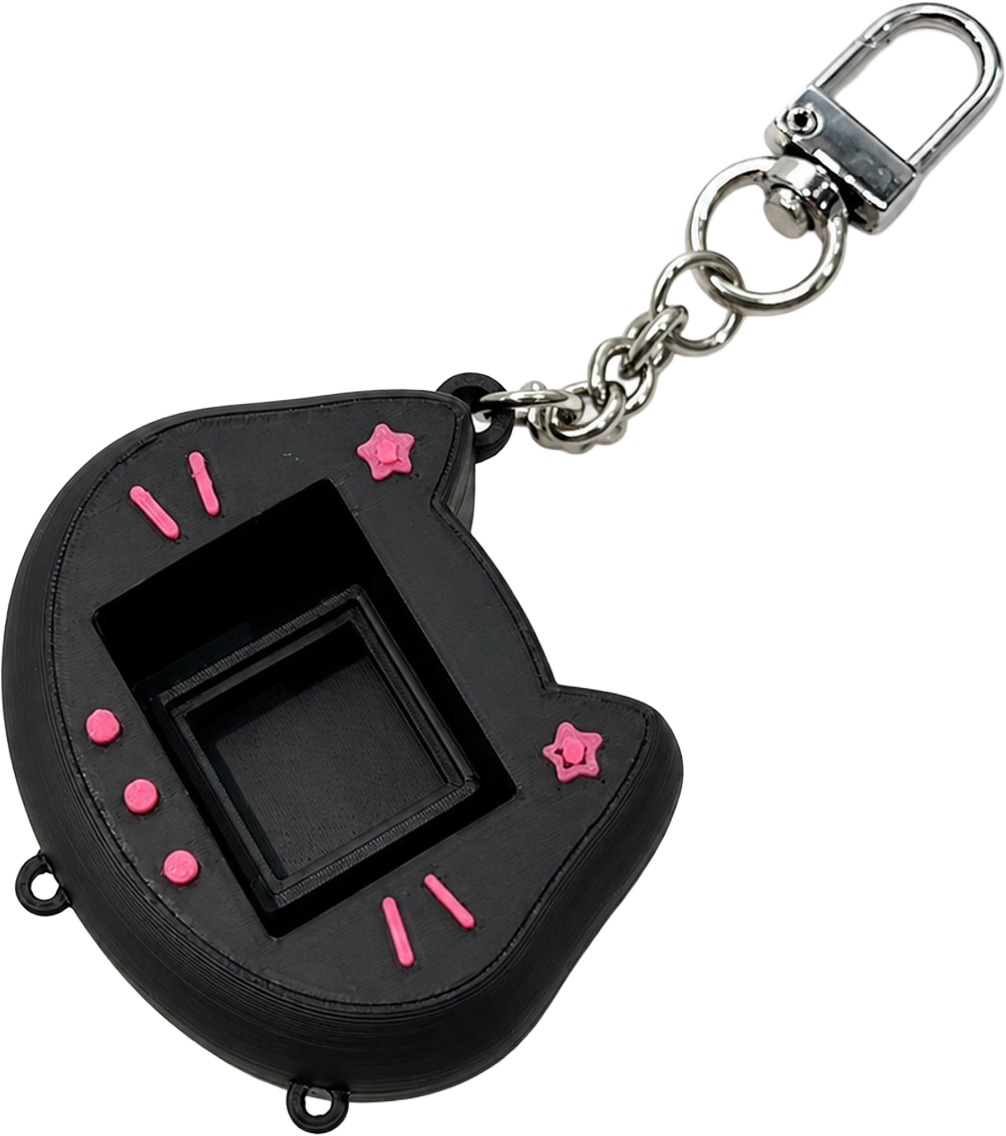 Cat Clicker Keyring frame (Black)