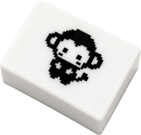 Monkey Clicker Keyring keycap