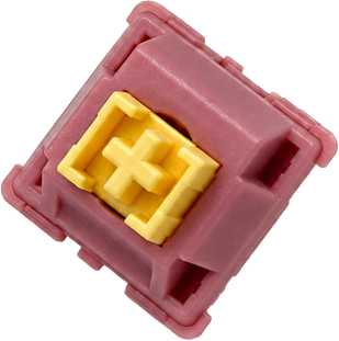Peach Clicker Keyring Switch