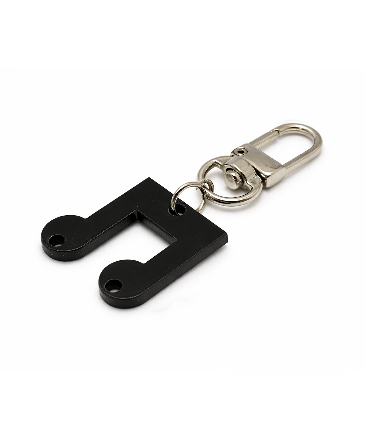 charm holder_musical note_black