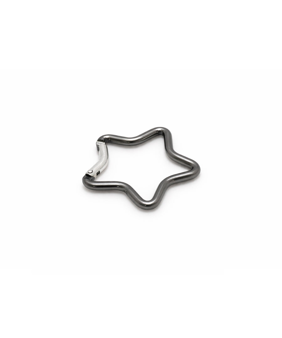 gray shape carabiner_star