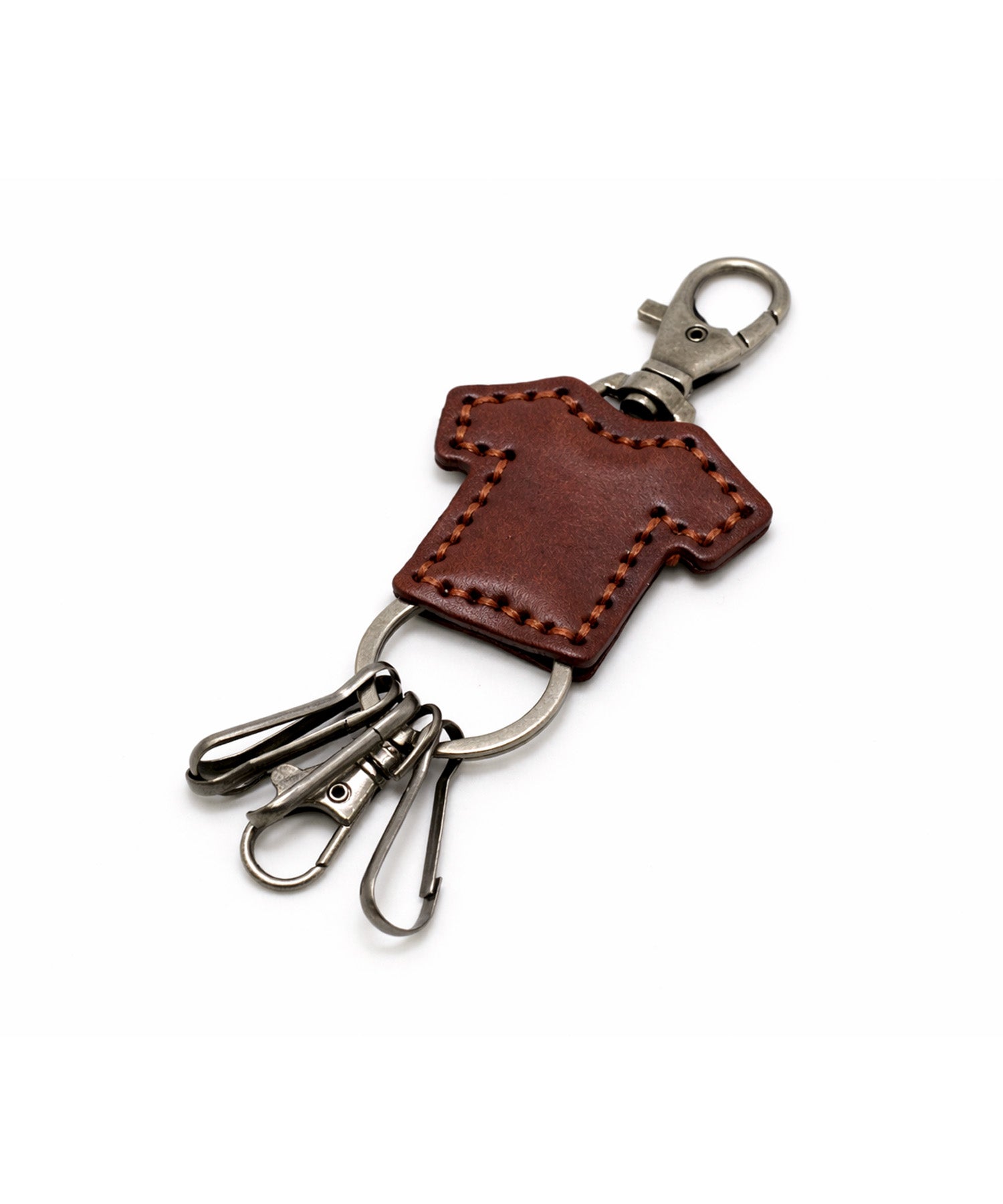 large carabiner_multi_leather_garment
