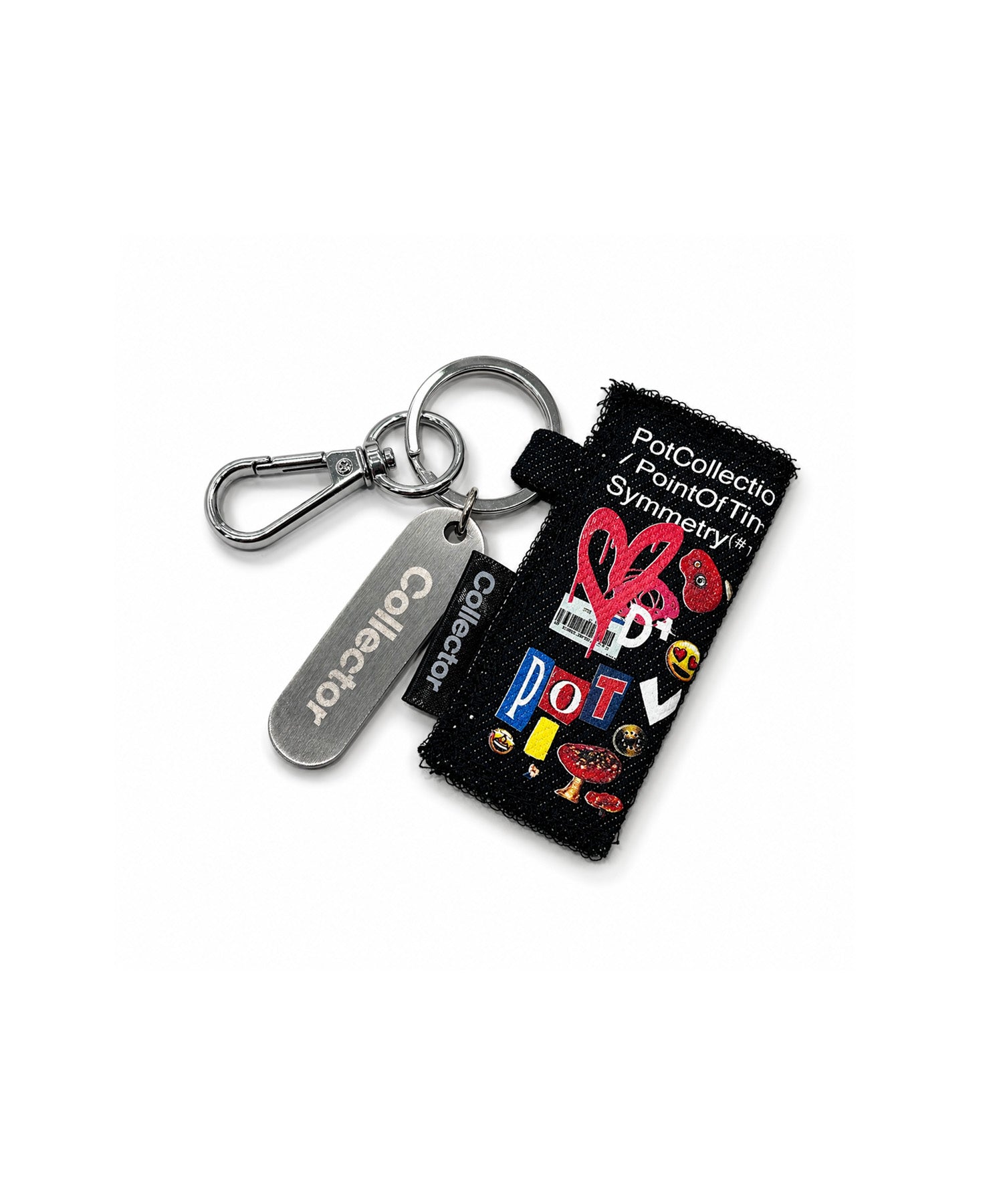 lighter keyring black denin(pattern POT)-zoom-1