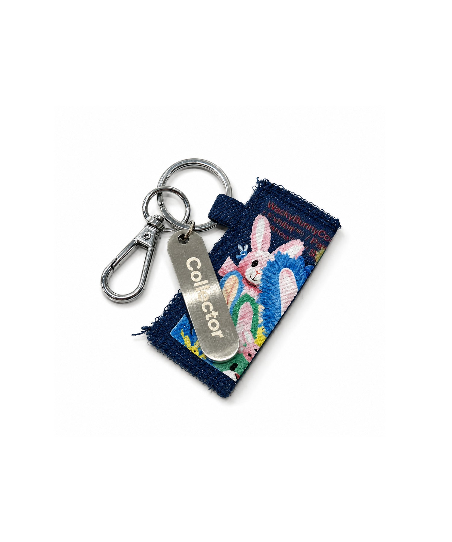 lighter keyring blue denim(rabbit)-zoom-1