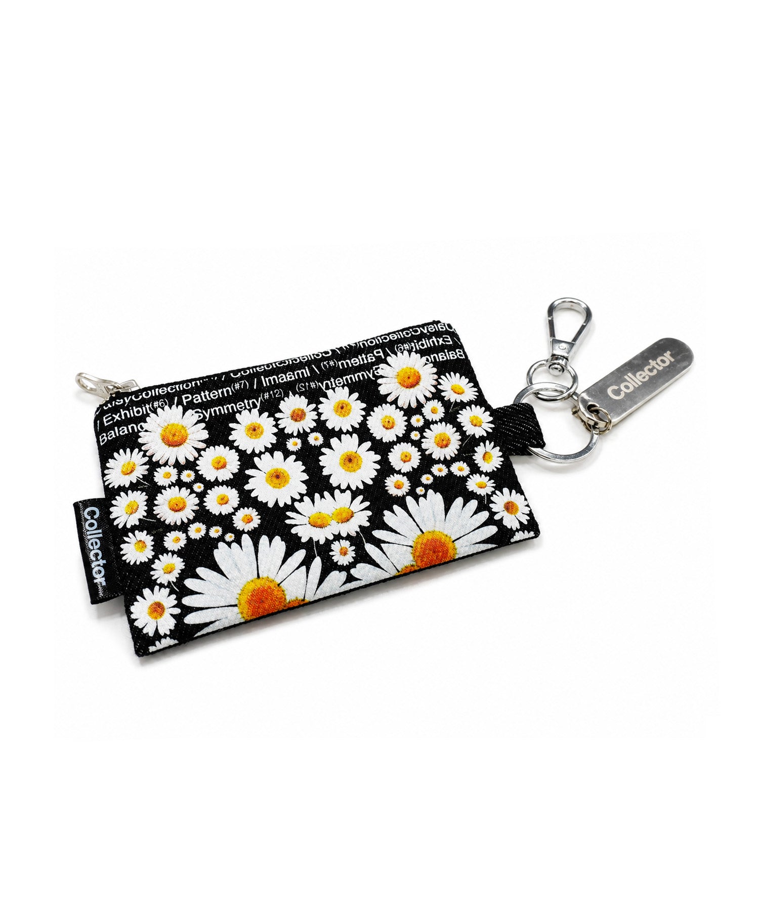 pouch wallet black denim(daisy)