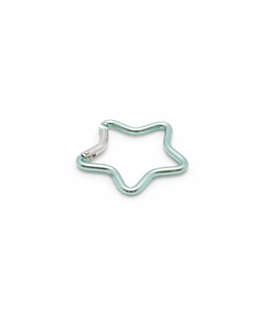 sky blue shape carabiner_star